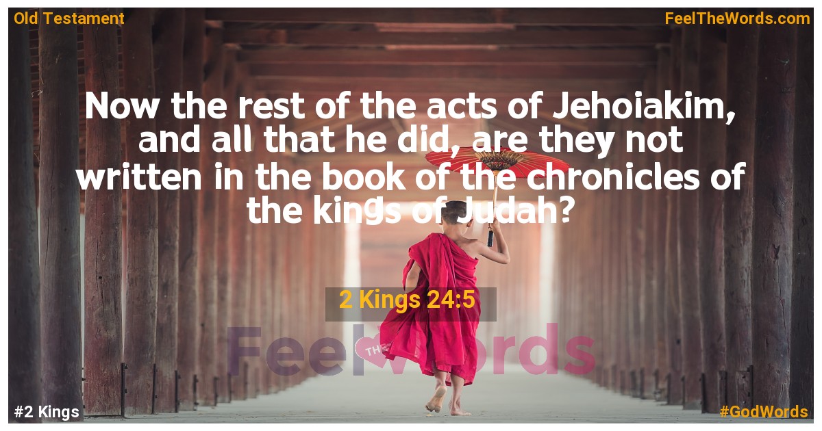 2 Kings 24:5