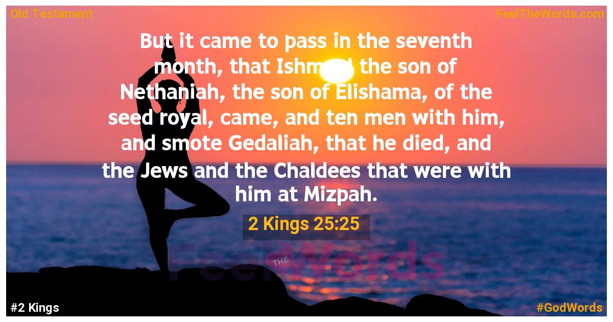 2 Kings 25:25