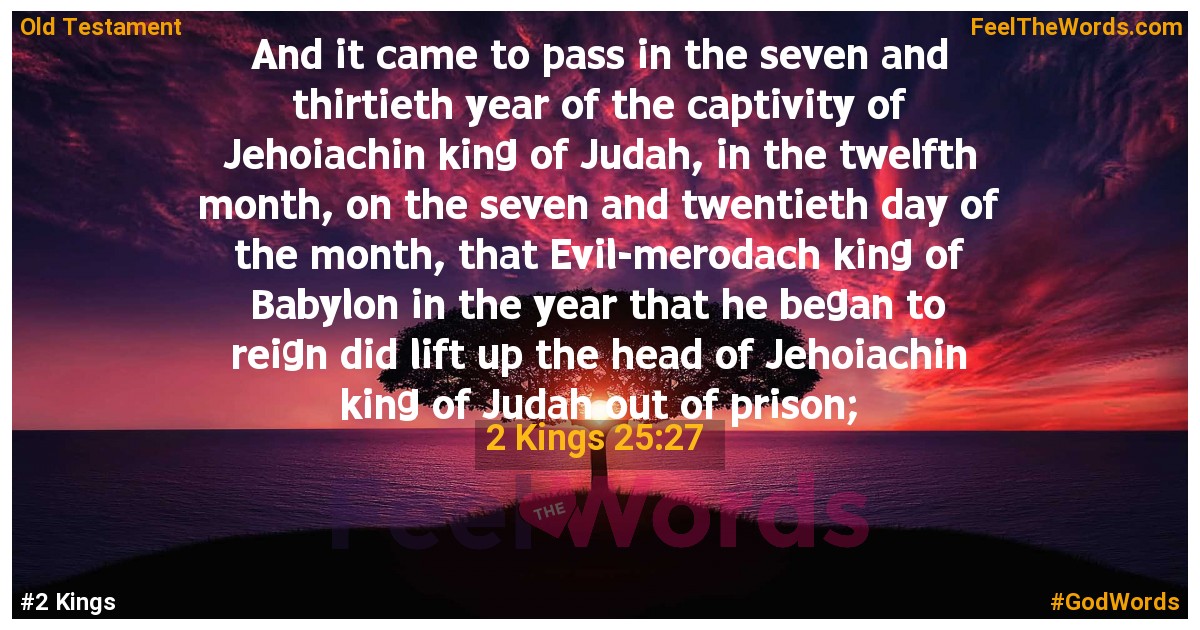 2 Kings 25:27