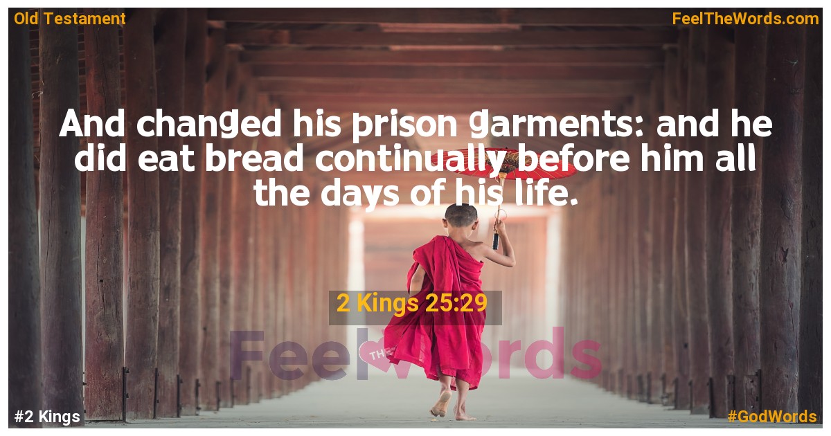 2 Kings 25:29