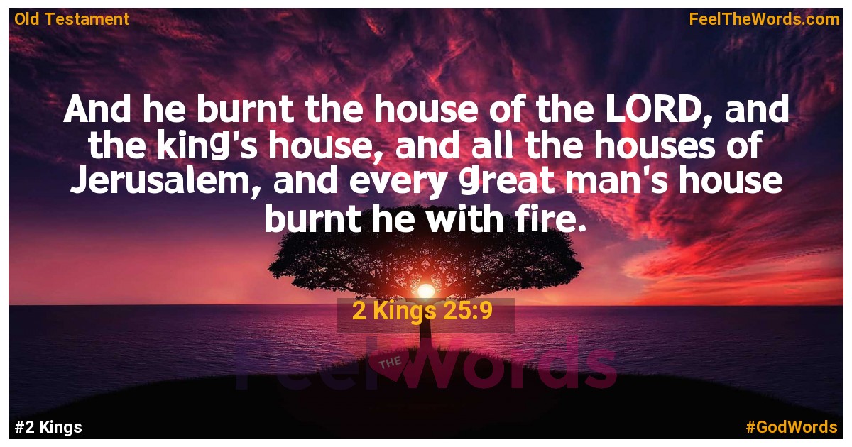 2 Kings 25:9