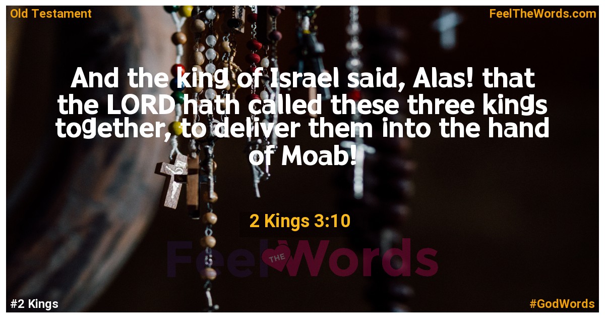 2 Kings 3:10