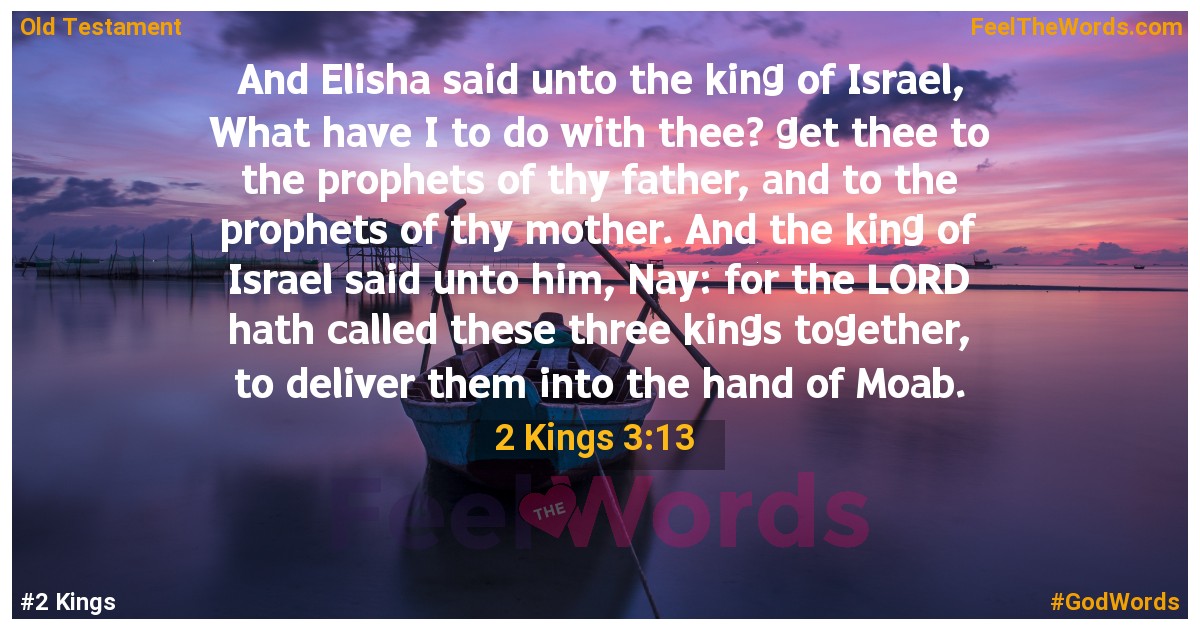 2 Kings 3:13