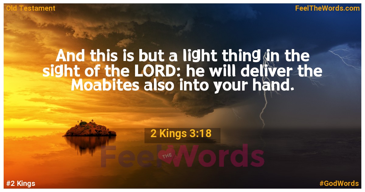 2 Kings 3:18