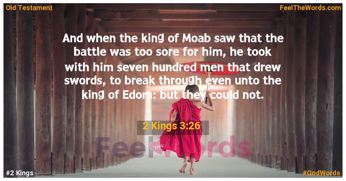 2 Kings 3:26