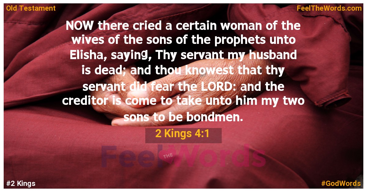 2 Kings 4:1