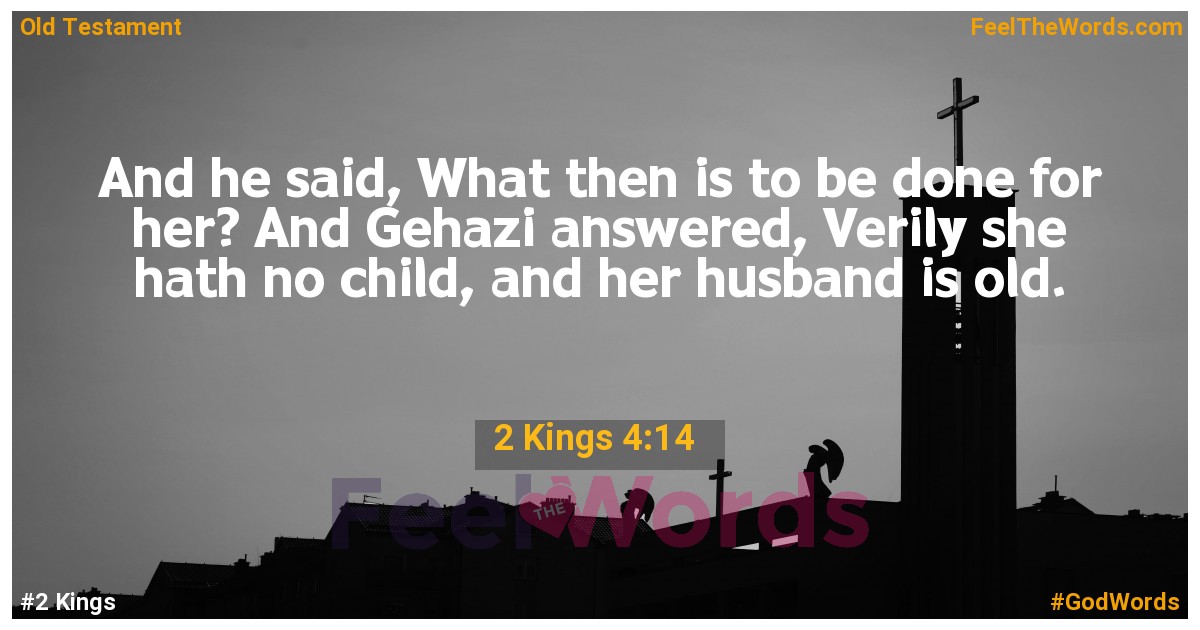 2 Kings 4:14