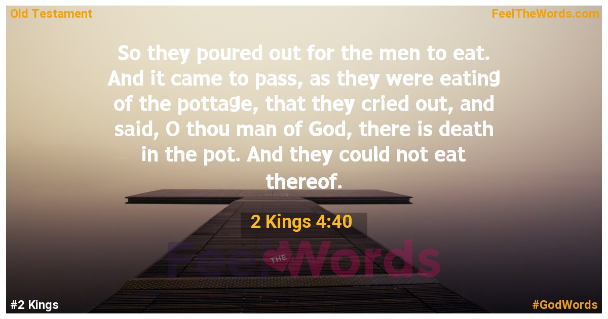 2 Kings 4:40