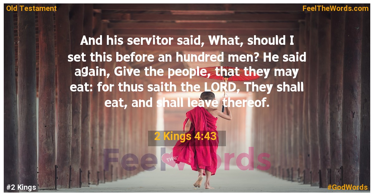 2 Kings 4:43