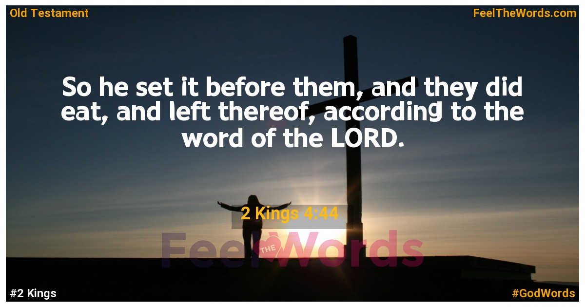 2 Kings 4:44