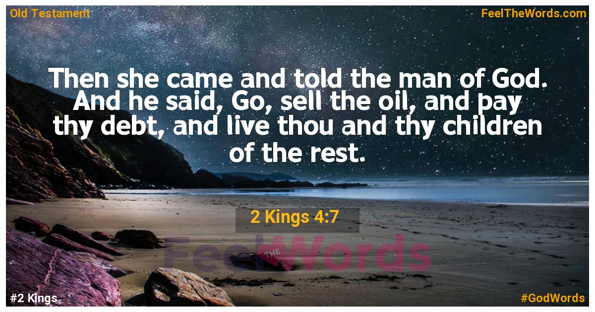 2 Kings 4:7