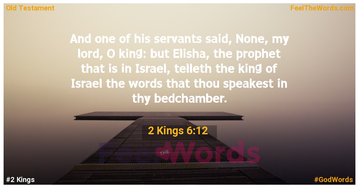 2 Kings 6:12