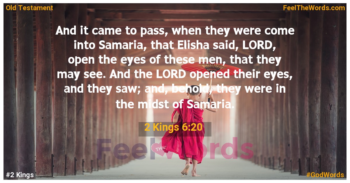 2 Kings 6:20