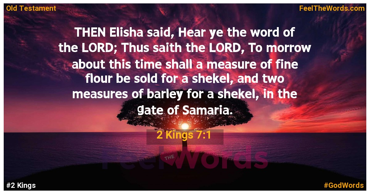 2 Kings 7:1