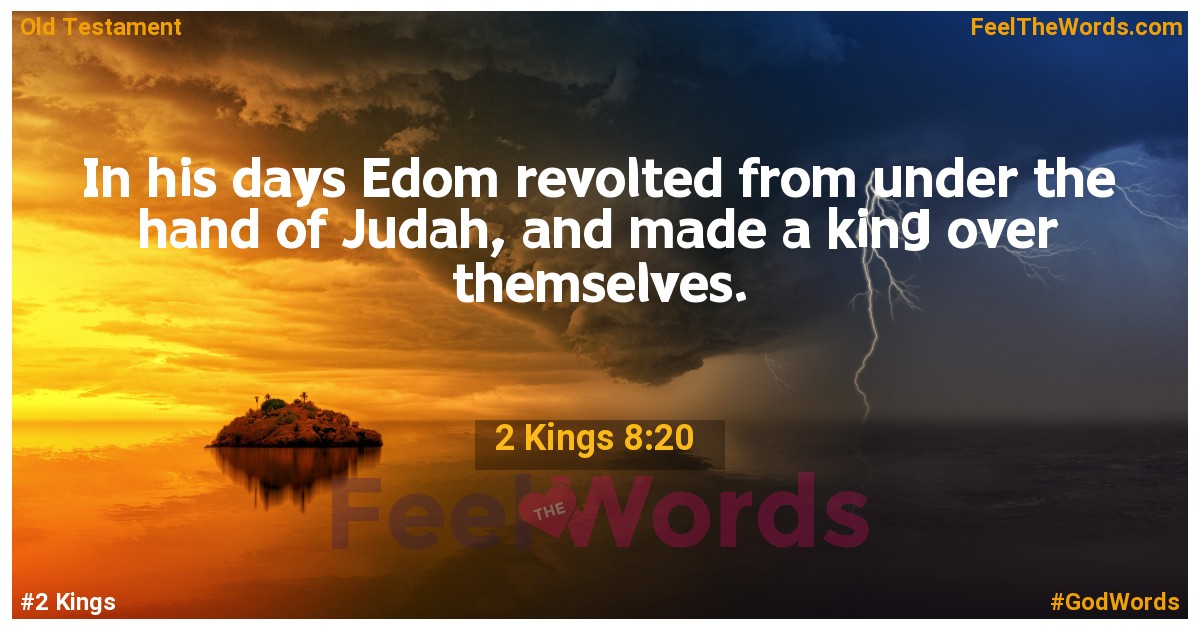 2 Kings 8:20