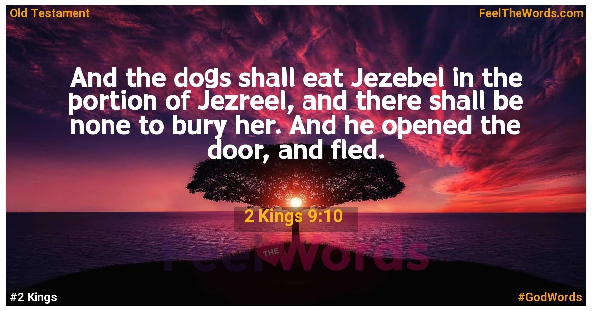 2 Kings 9:10