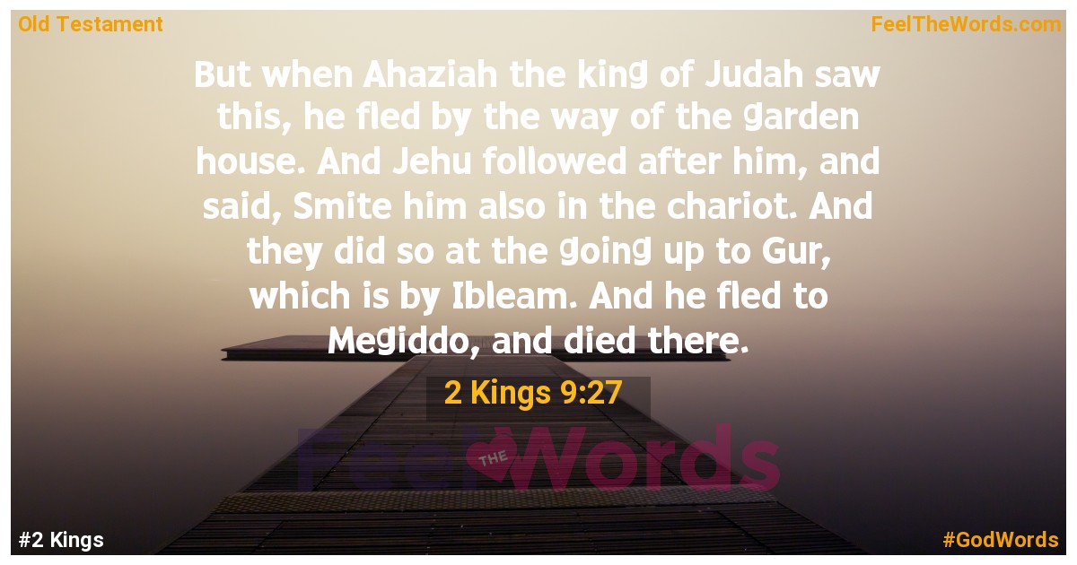 2 Kings 9:27