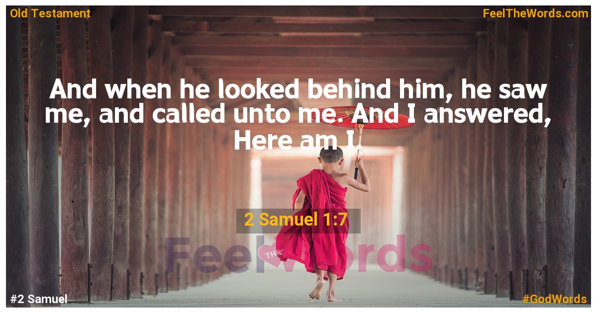 2 Samuel 1:7