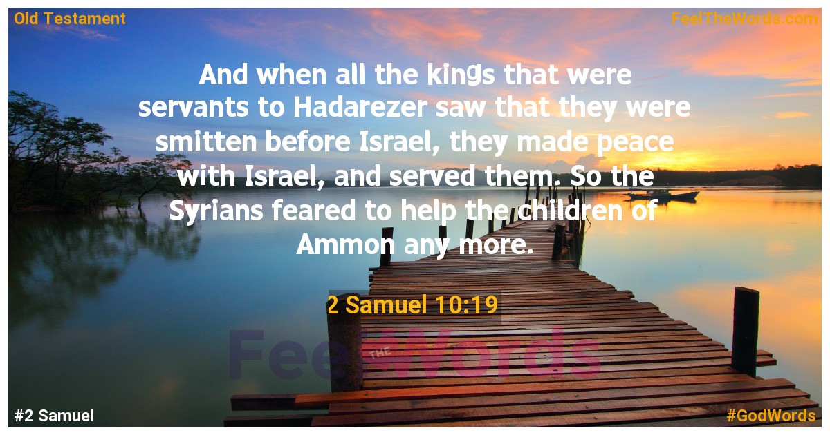 2 Samuel 10:19
