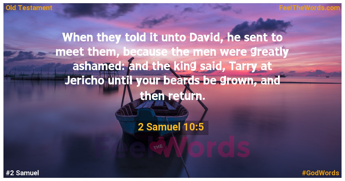 2 Samuel 10:5