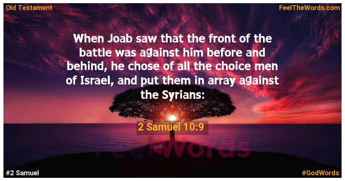 2 Samuel 10:9