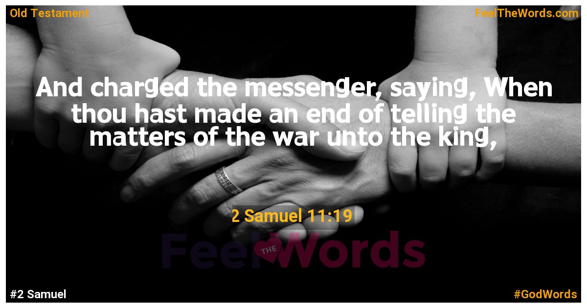 2 Samuel 11:19