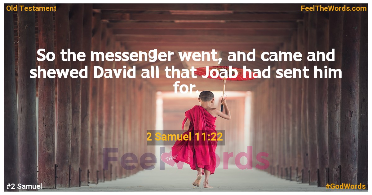 2 Samuel 11:22