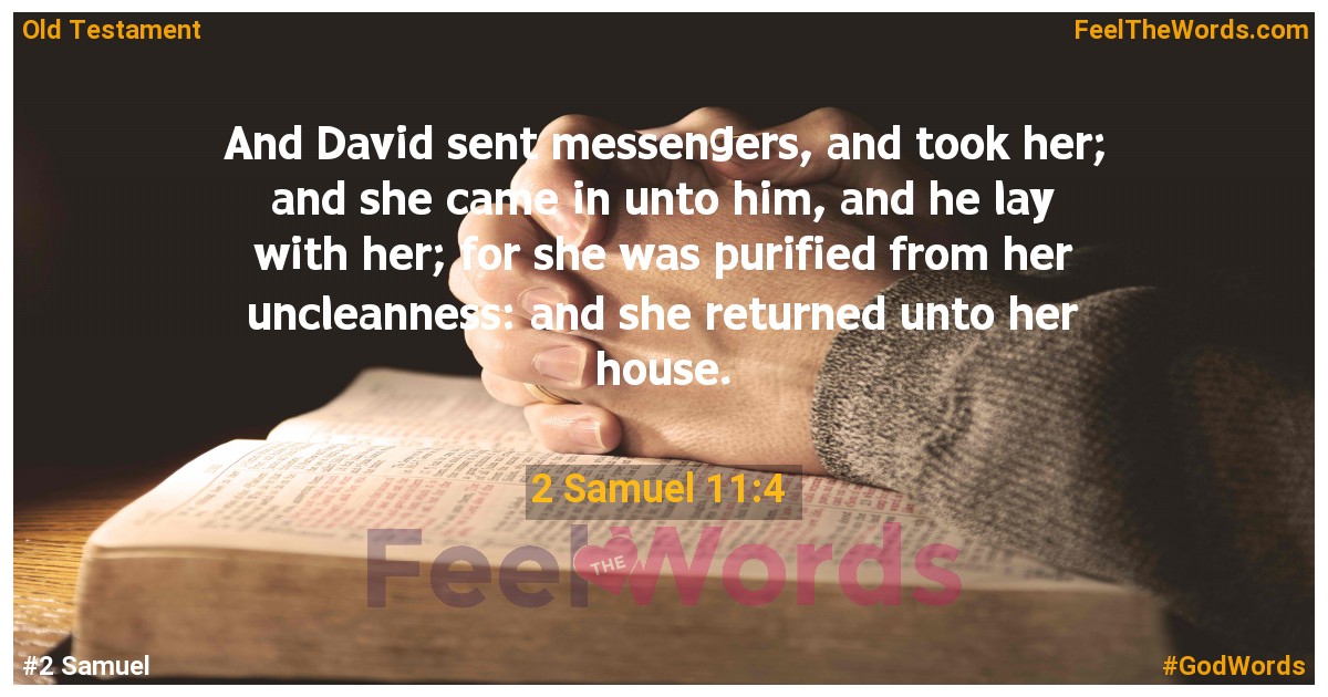 2 Samuel 11:4