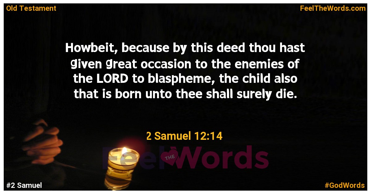 2 Samuel 12:14