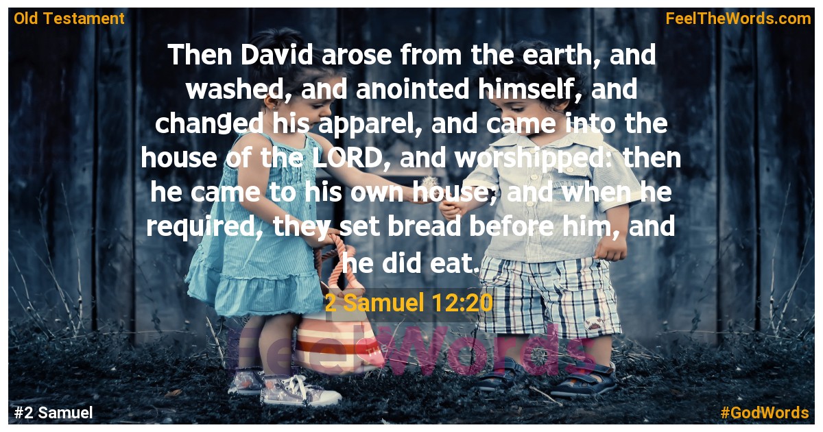 2 Samuel 12:20