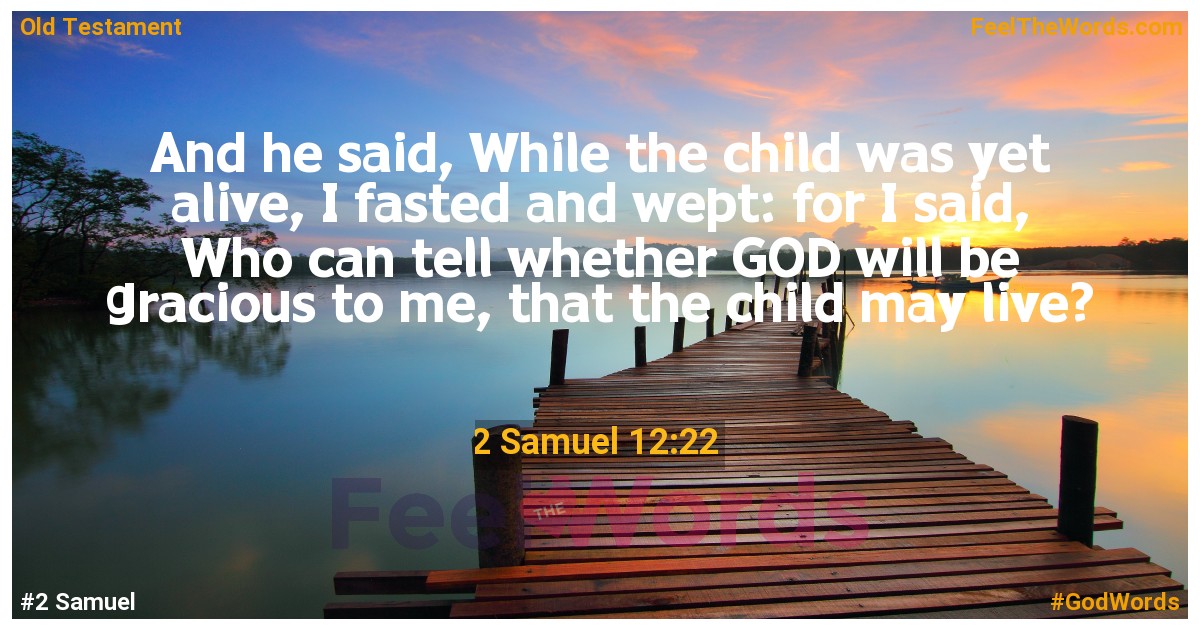 2 Samuel 12:22