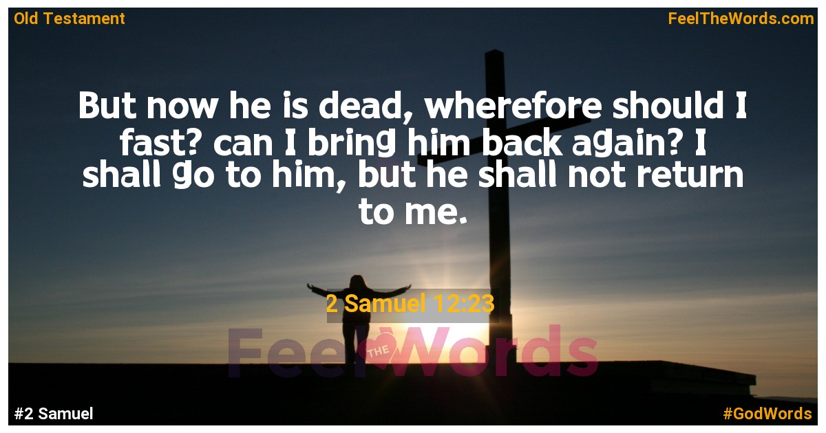 2 Samuel 12:23