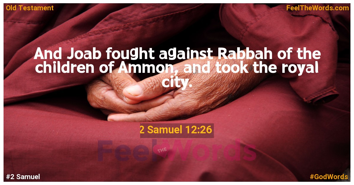 2 Samuel 12:26