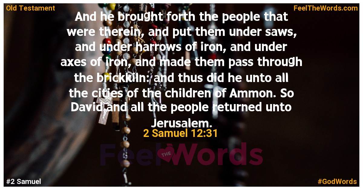 2 Samuel 12:31