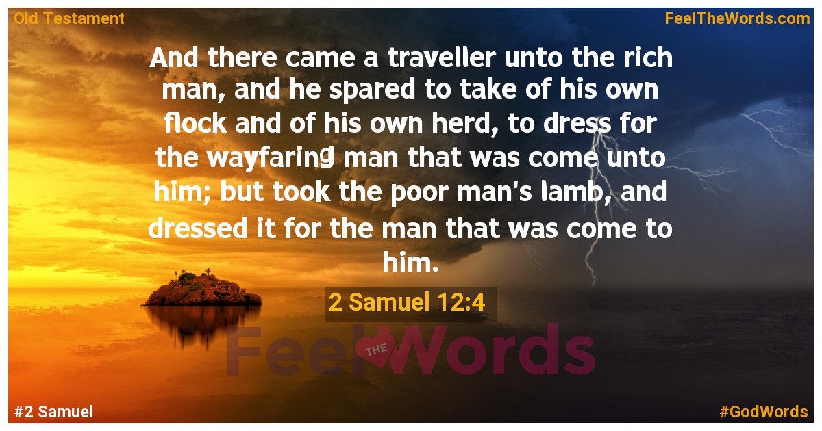 2 Samuel 12:4