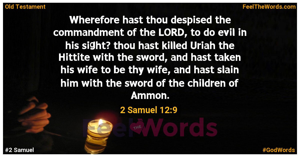 2 Samuel 12:9