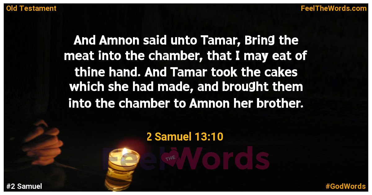 2 Samuel 13:10
