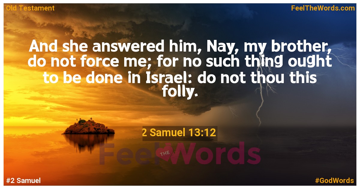 2 Samuel 13:12