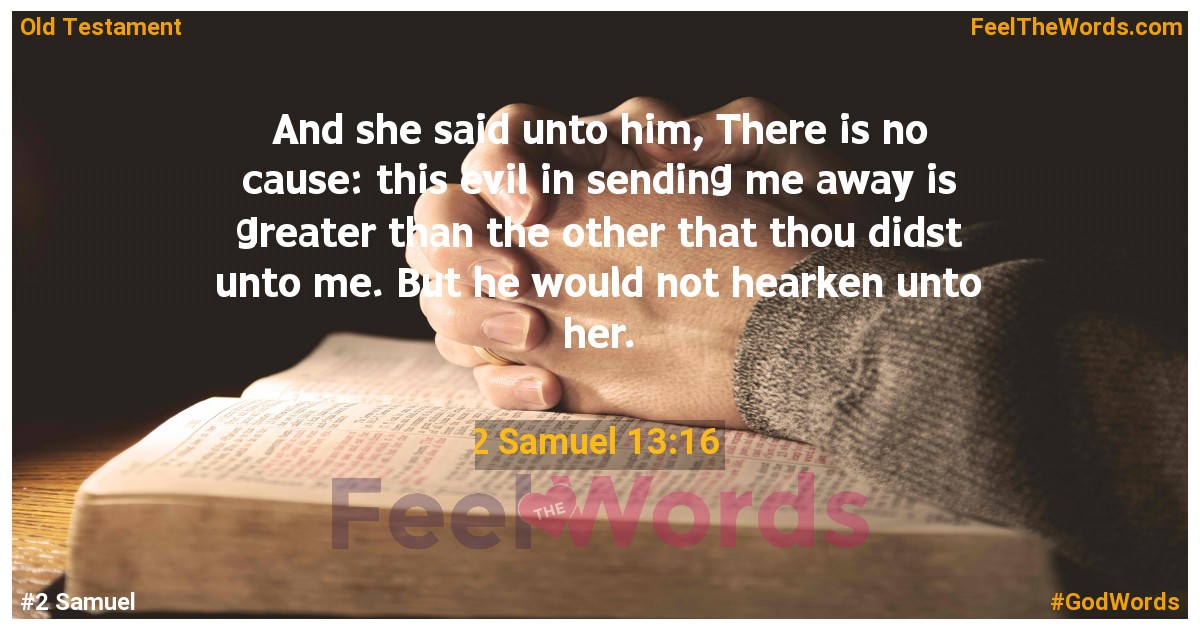 2 Samuel 13:16