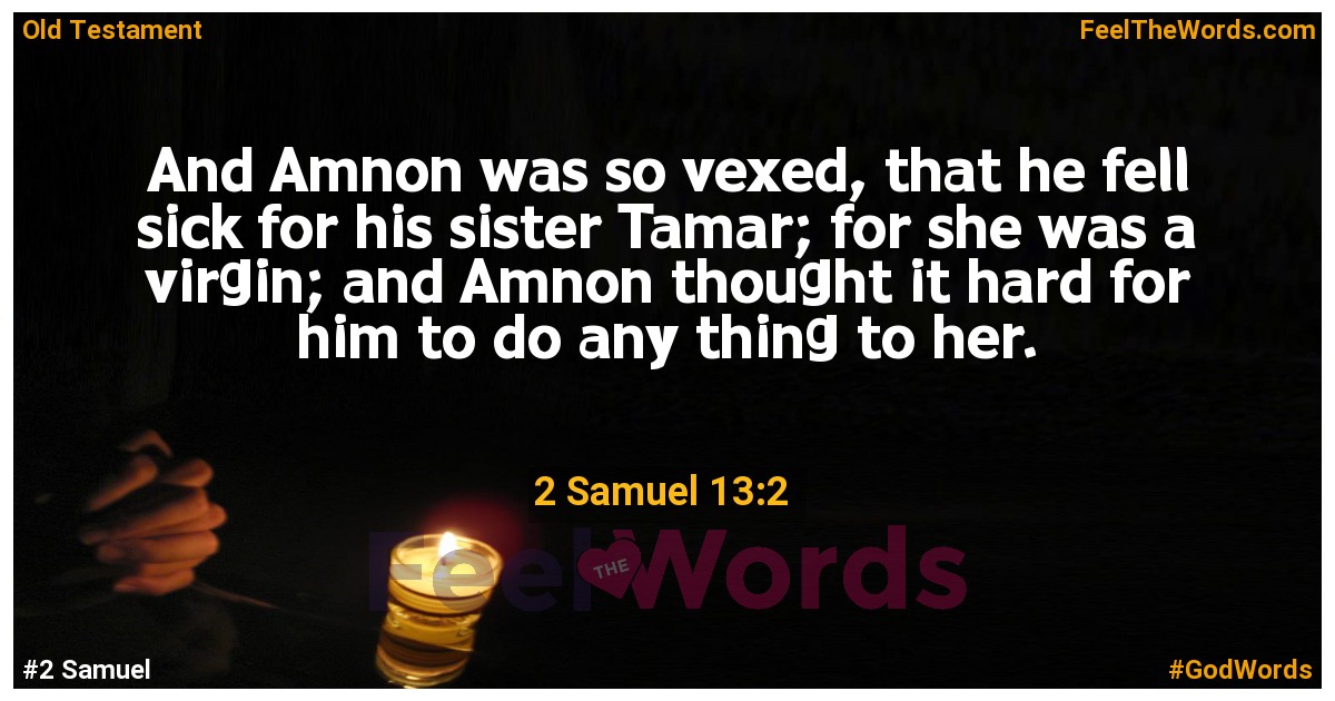 2 Samuel 13:2