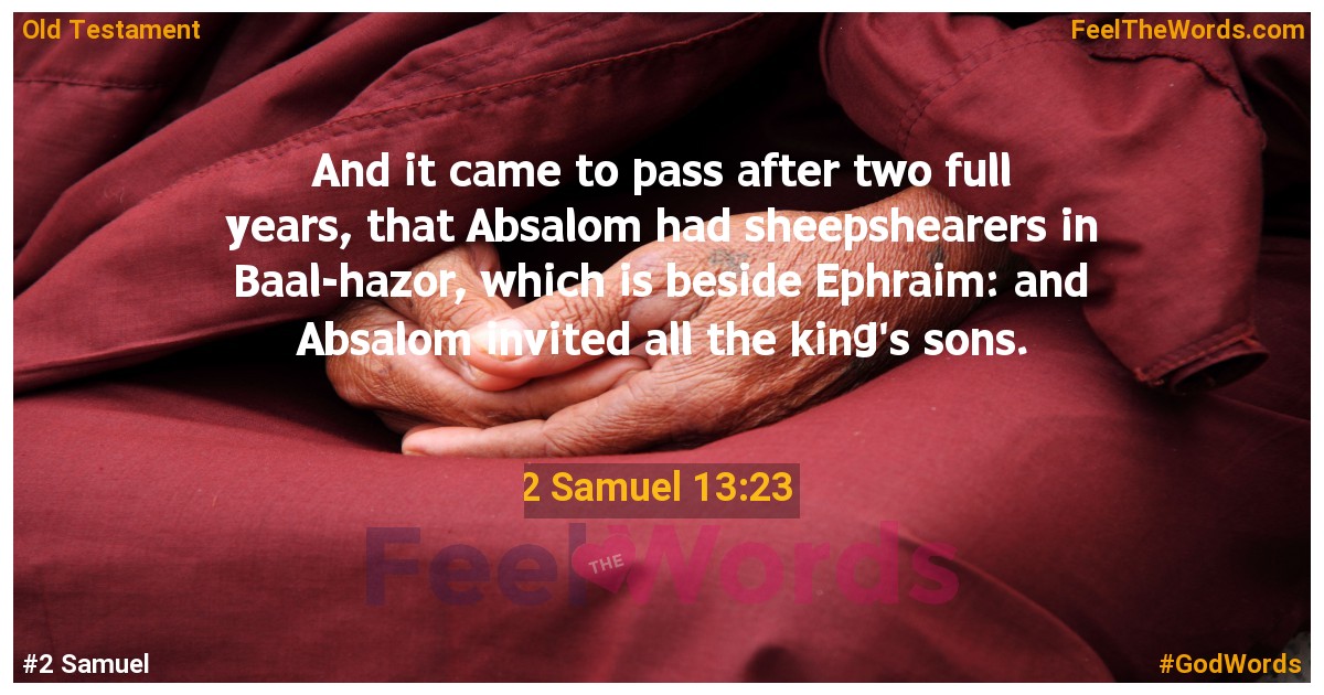 2 Samuel 13:23