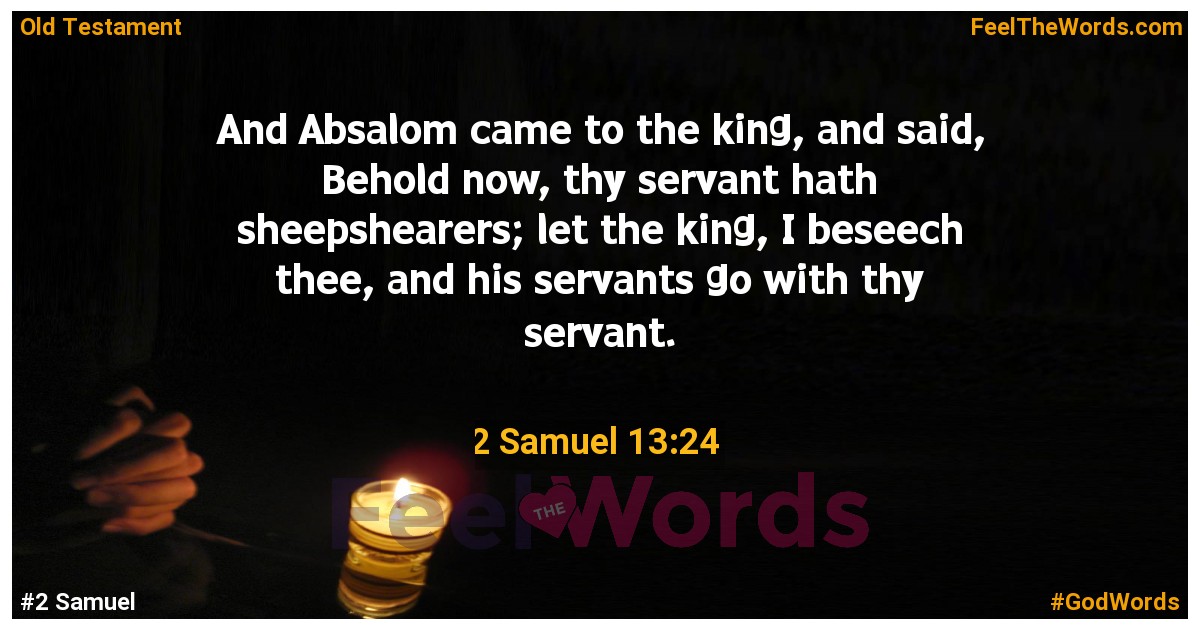 2 Samuel 13:24
