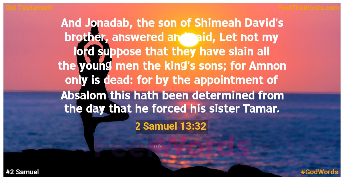 2 Samuel 13:32