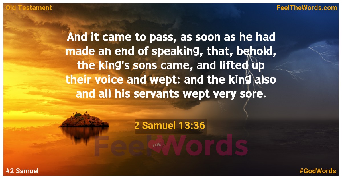 2 Samuel 13:36