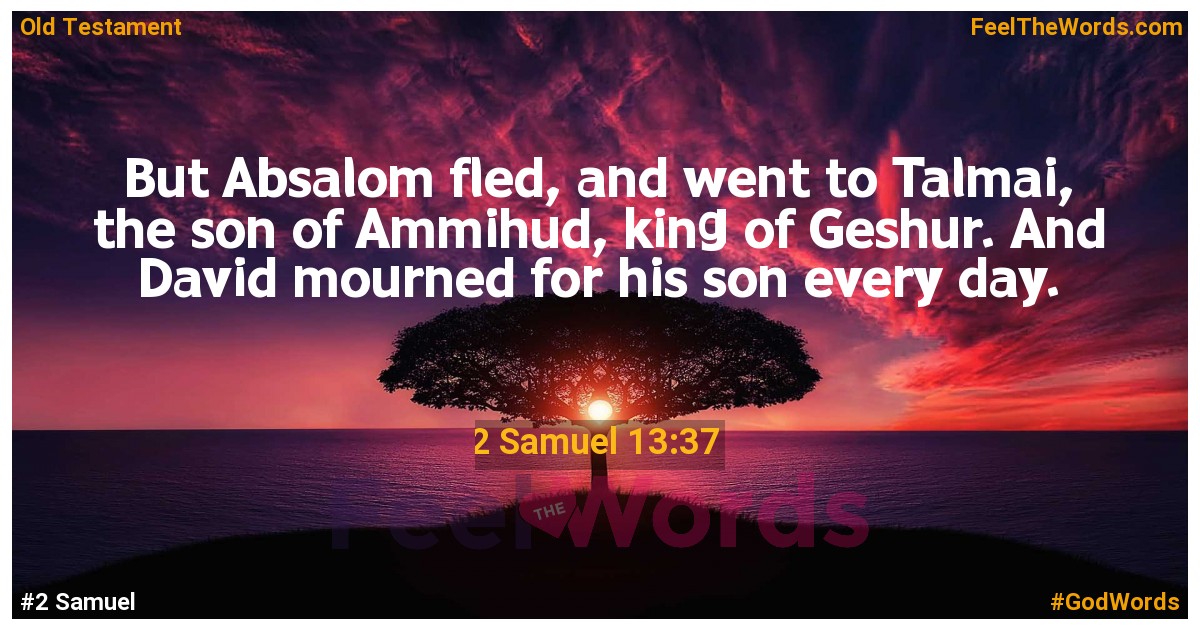 2 Samuel 13:37