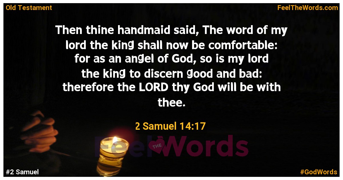 2 Samuel 14:17