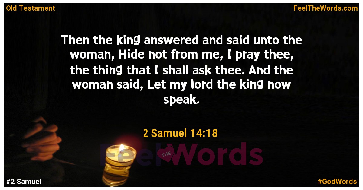 2 Samuel 14:18