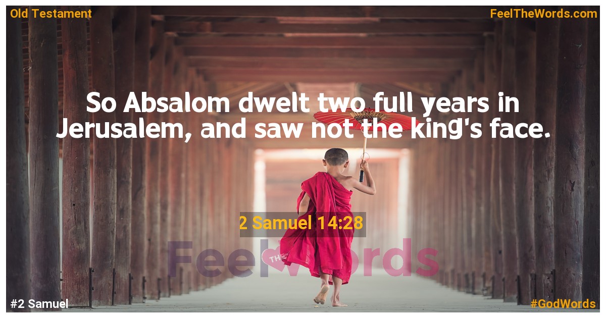 2 Samuel 14:28