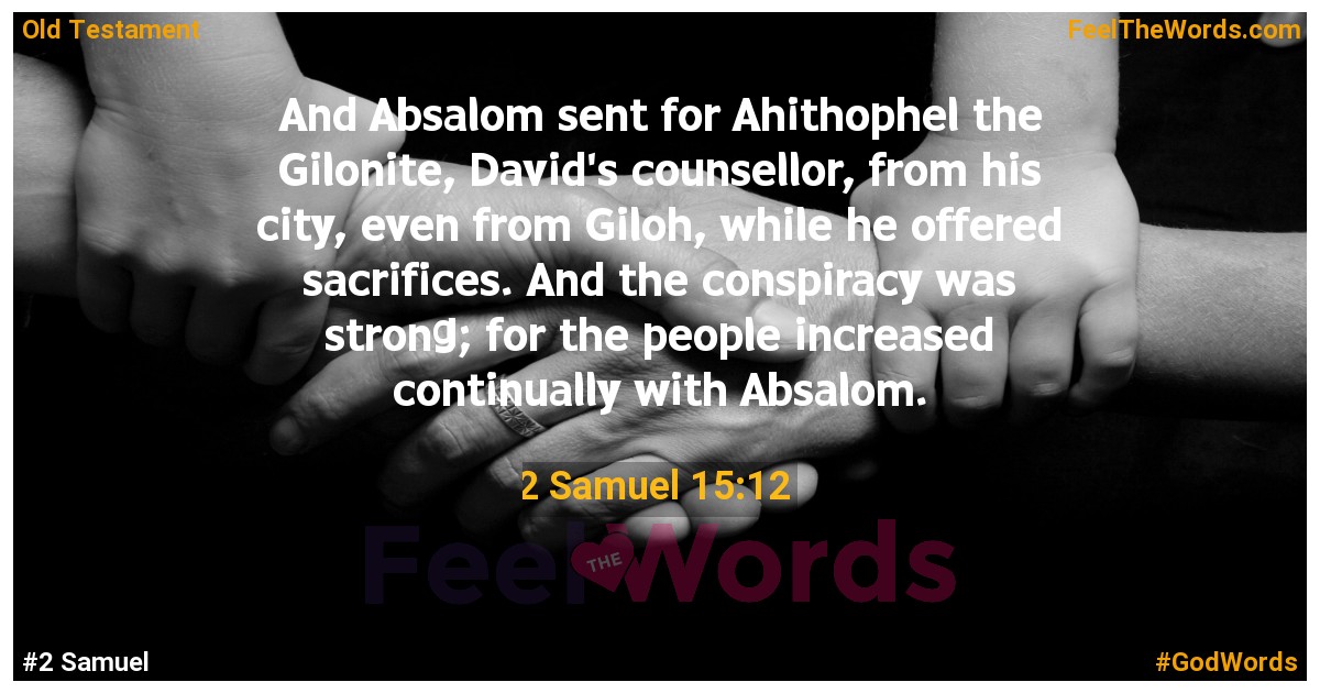 2 Samuel 15:12