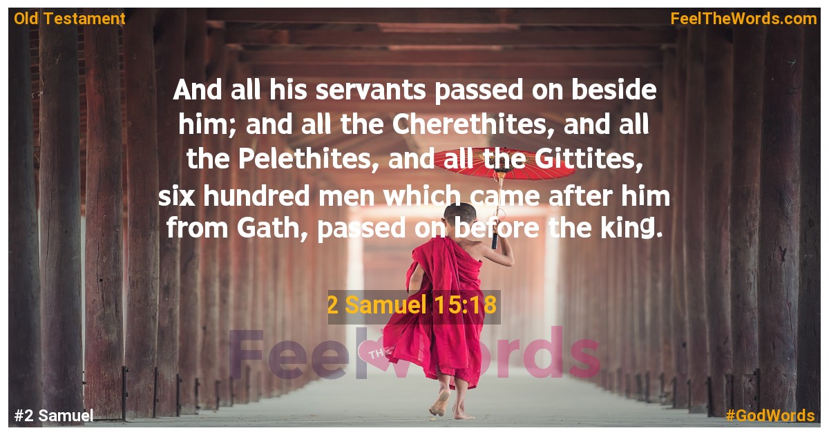 2 Samuel 15:18